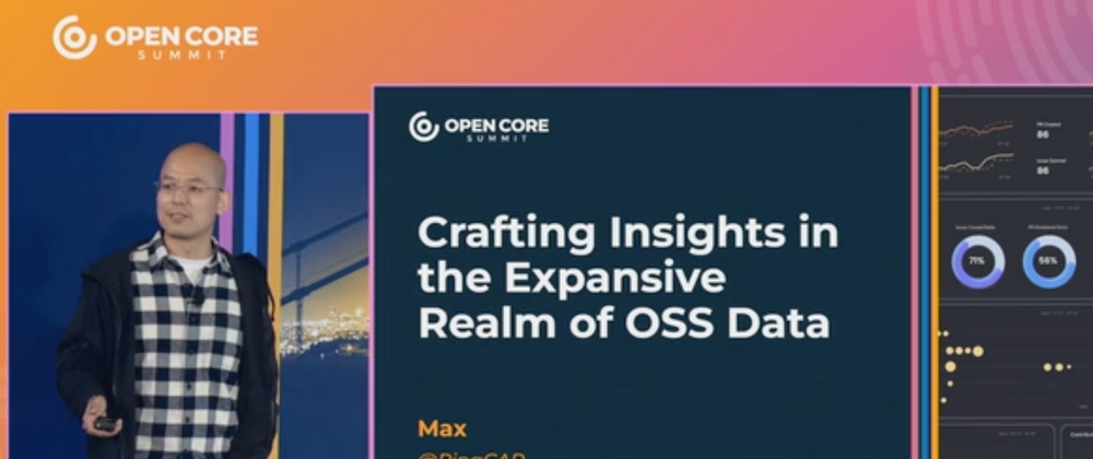 Cover image for OCS 2023: Max Liu (PingCap, OSS Insight)