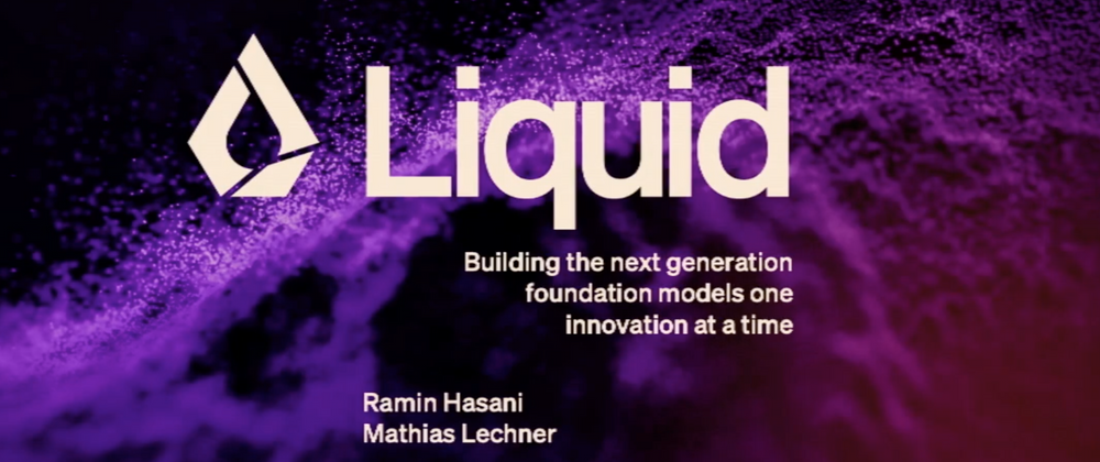 Cover image for OCS 2023: Liquid AI