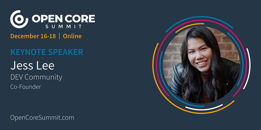 Cover image for OCS 2020 Keynote: Jess Lee, co-founder of Forem