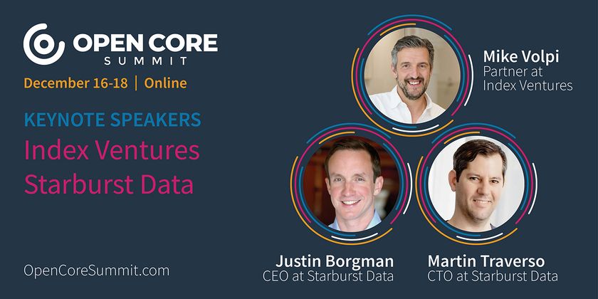 Cover image for OCS 2020 Keynote:  Mike Volpi, Justin Borgman, and Martin Traverso