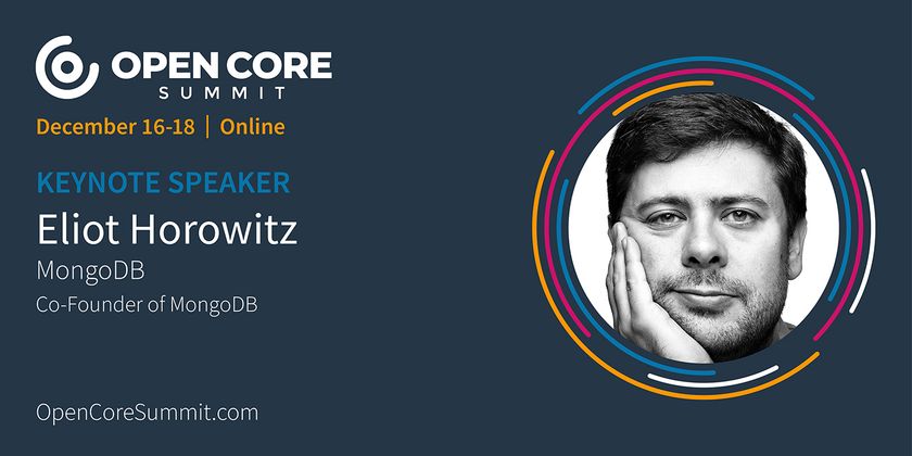 Cover image for OCS 2020 Keynote: Eliot Horowitz, former Co-founder/CTO of MongoDB